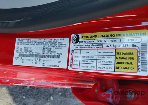 2013 Ford Fiesta Se z USA, uszkodzony, nr VIN 3FADP4BJ6DM142422